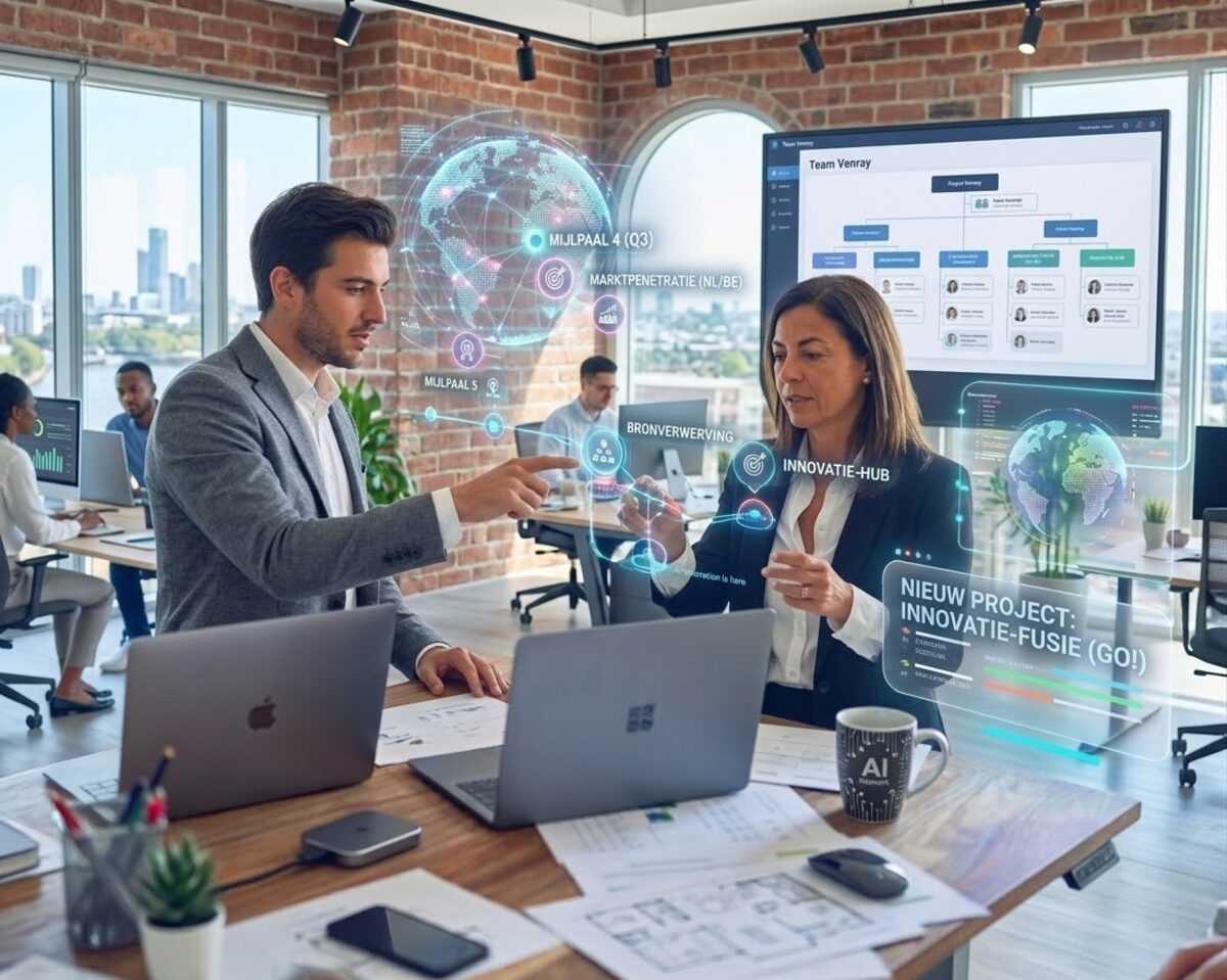 HubTwo team in overleg over digitale strategie